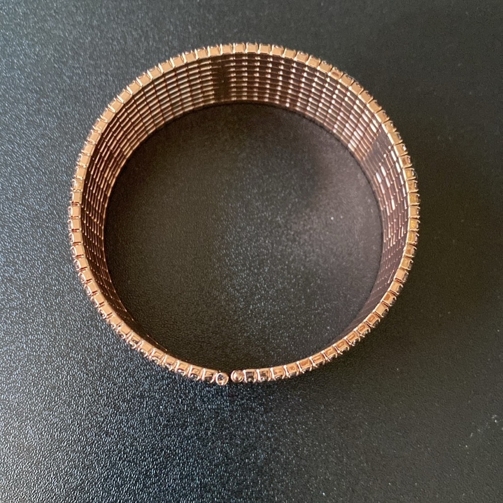 Rose Gold Cuff Bracelet - Picture 2 of 12